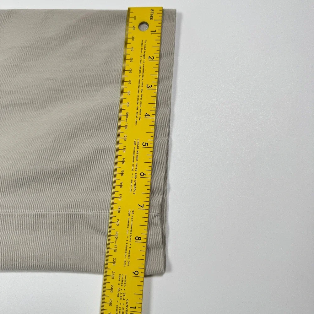 Polo Ralph Lauren Mens Chinos 34x32 Khaki Relaxed Fit Cotton Twill Casual